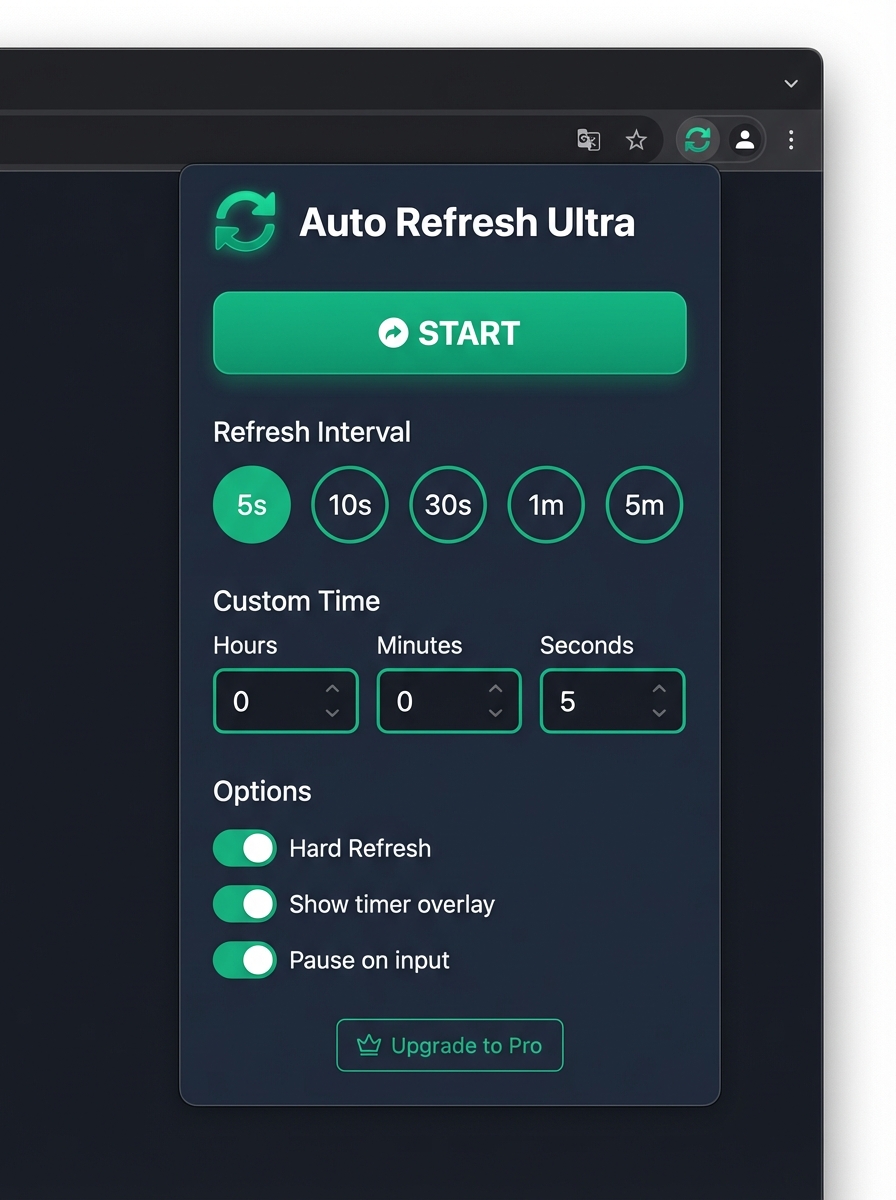 Auto Refresh Ultra Popup
